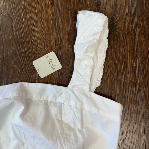🆕 Free People Ashley Tank in Optic White SZ LG - Picture 4 of 6